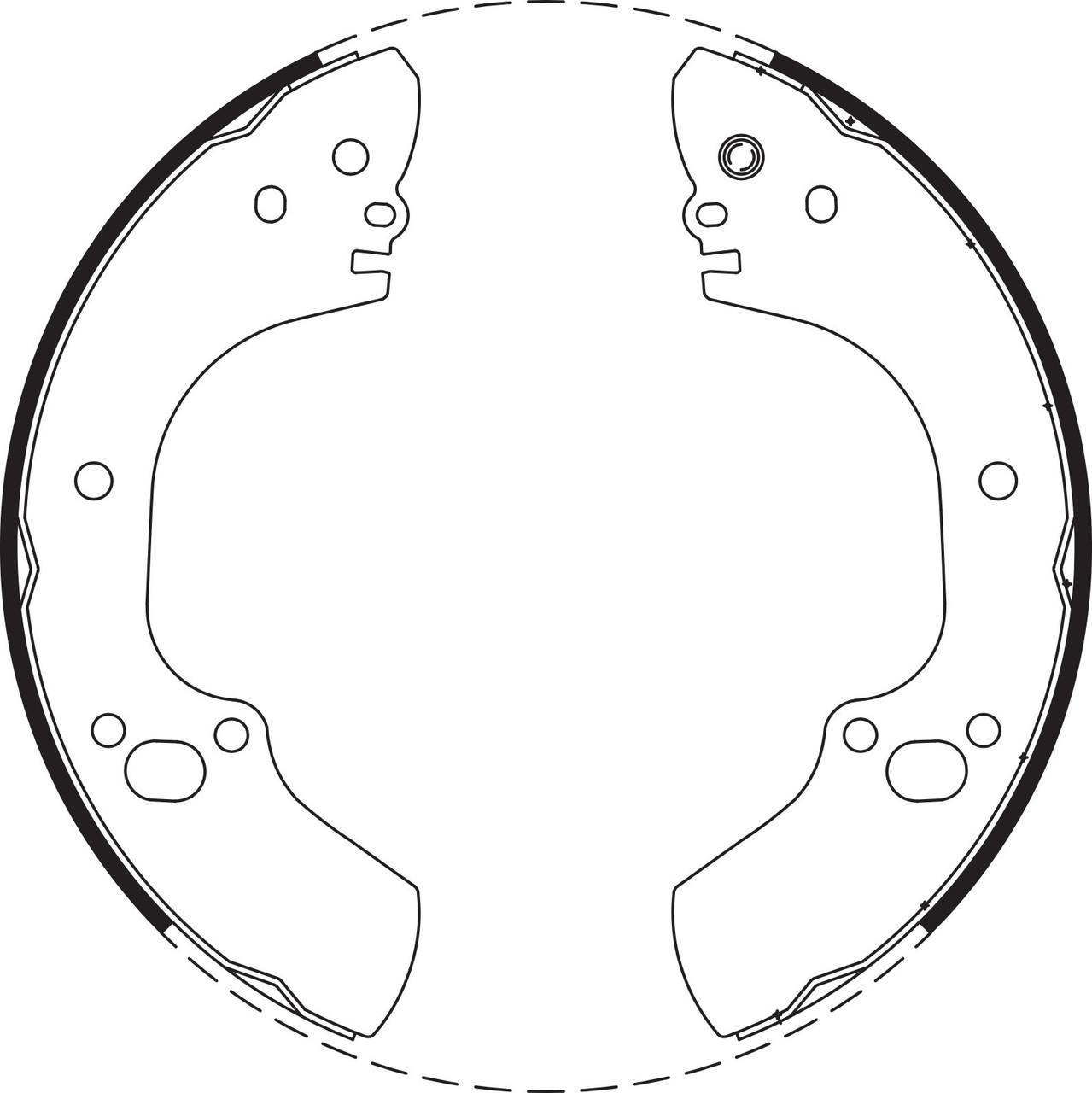 Brake Shoe Set - BS1757