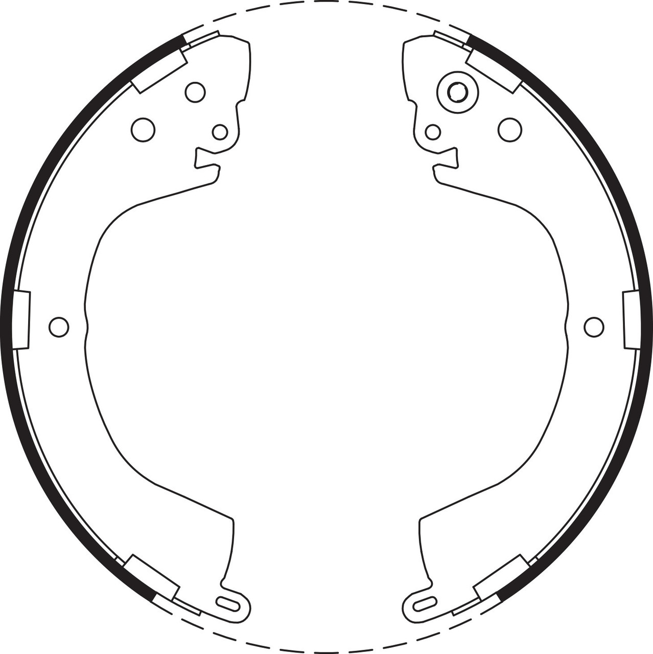 Brake Shoe Set - BS1759
