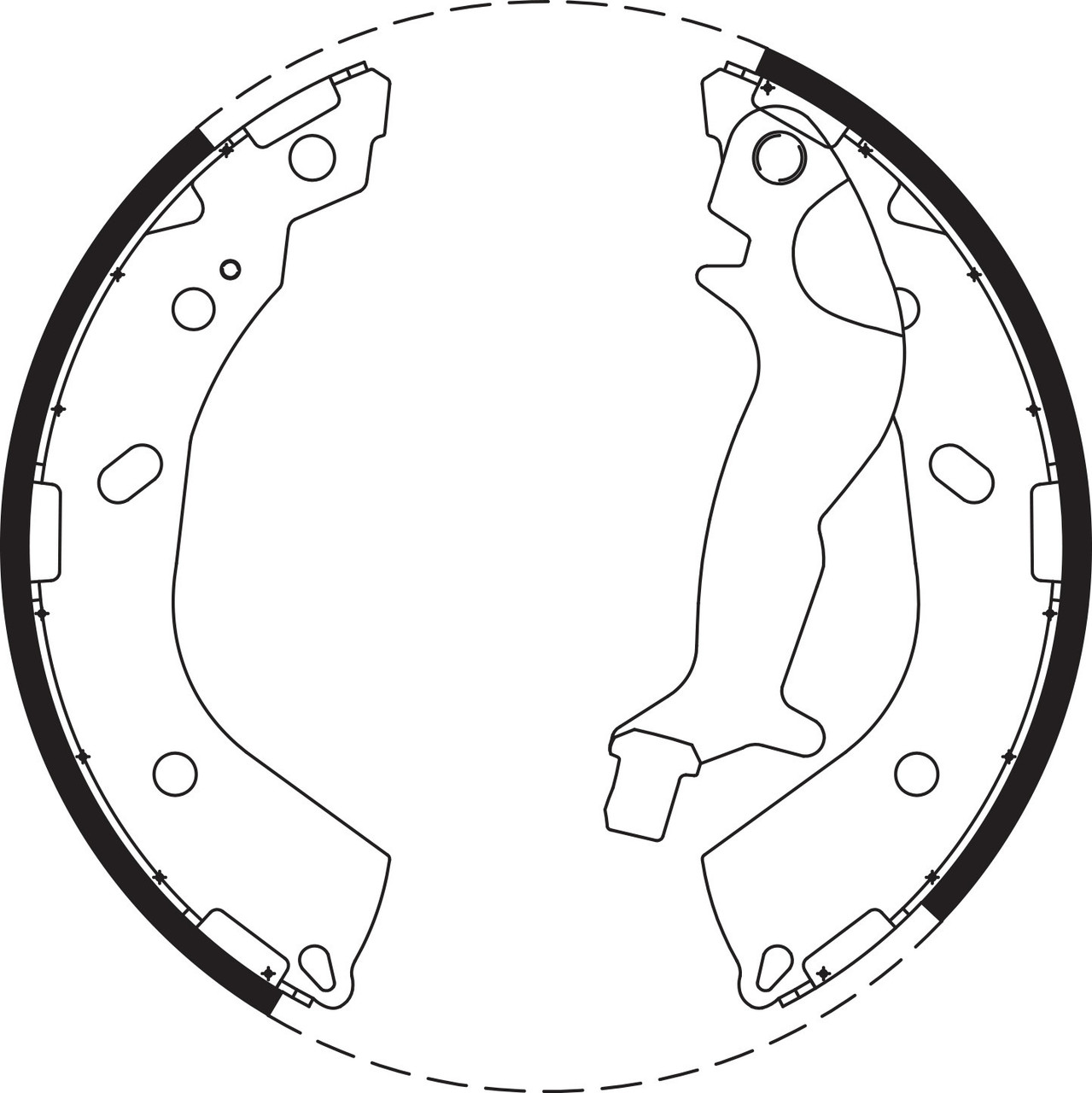 Brake Shoe Set - BS1780