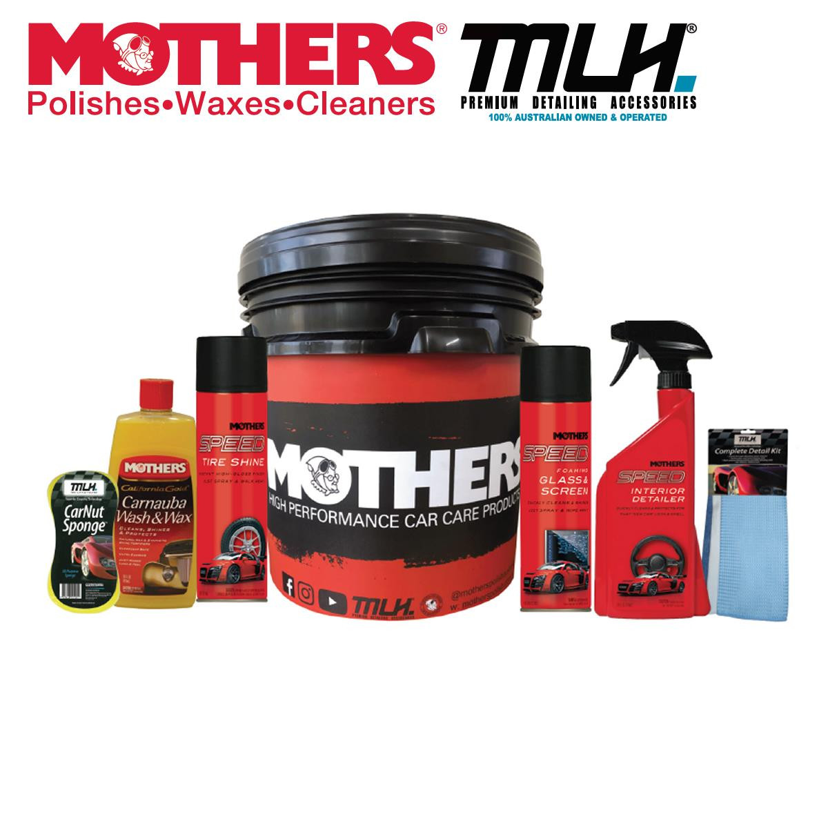 Mothers / MLH Car Care Gift Bucket