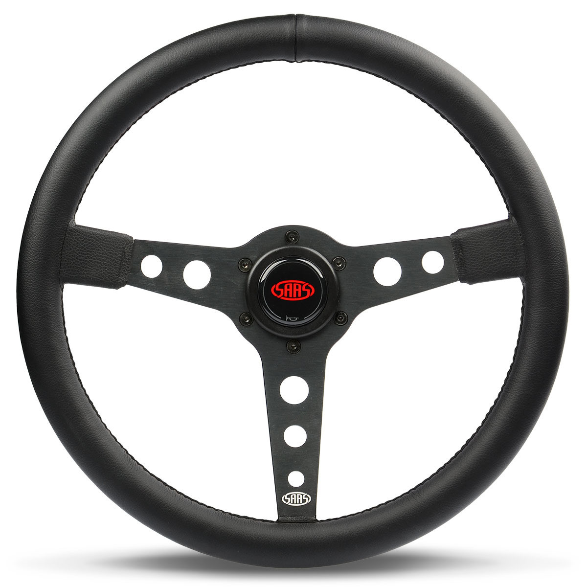 SAAS Steering Wheel Leatherette 350mm