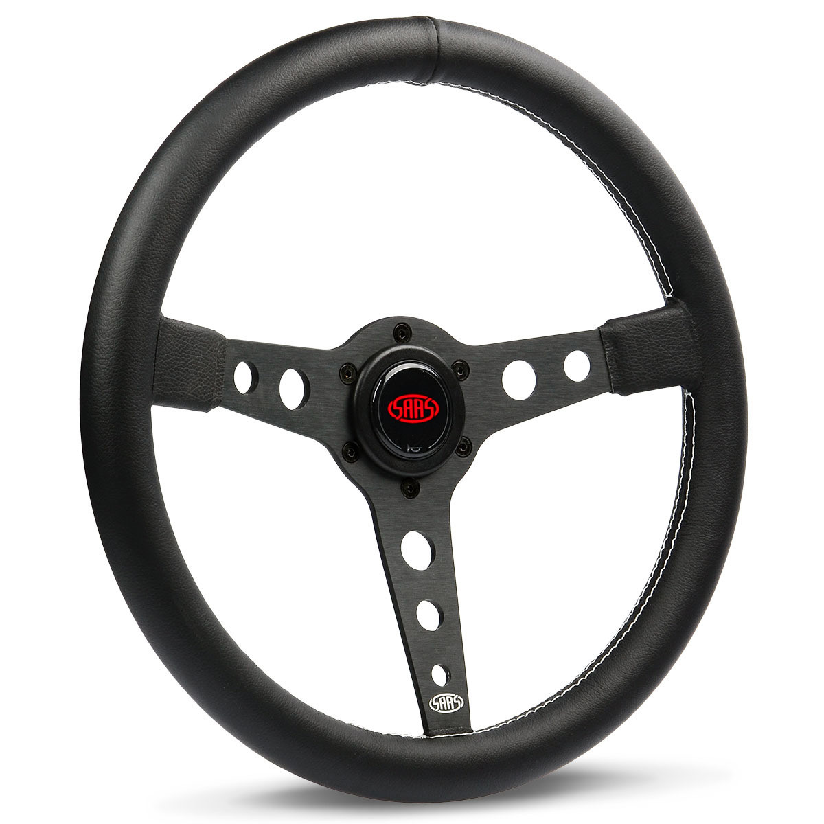 SAAS Steering Wheel Leatherette 350mm