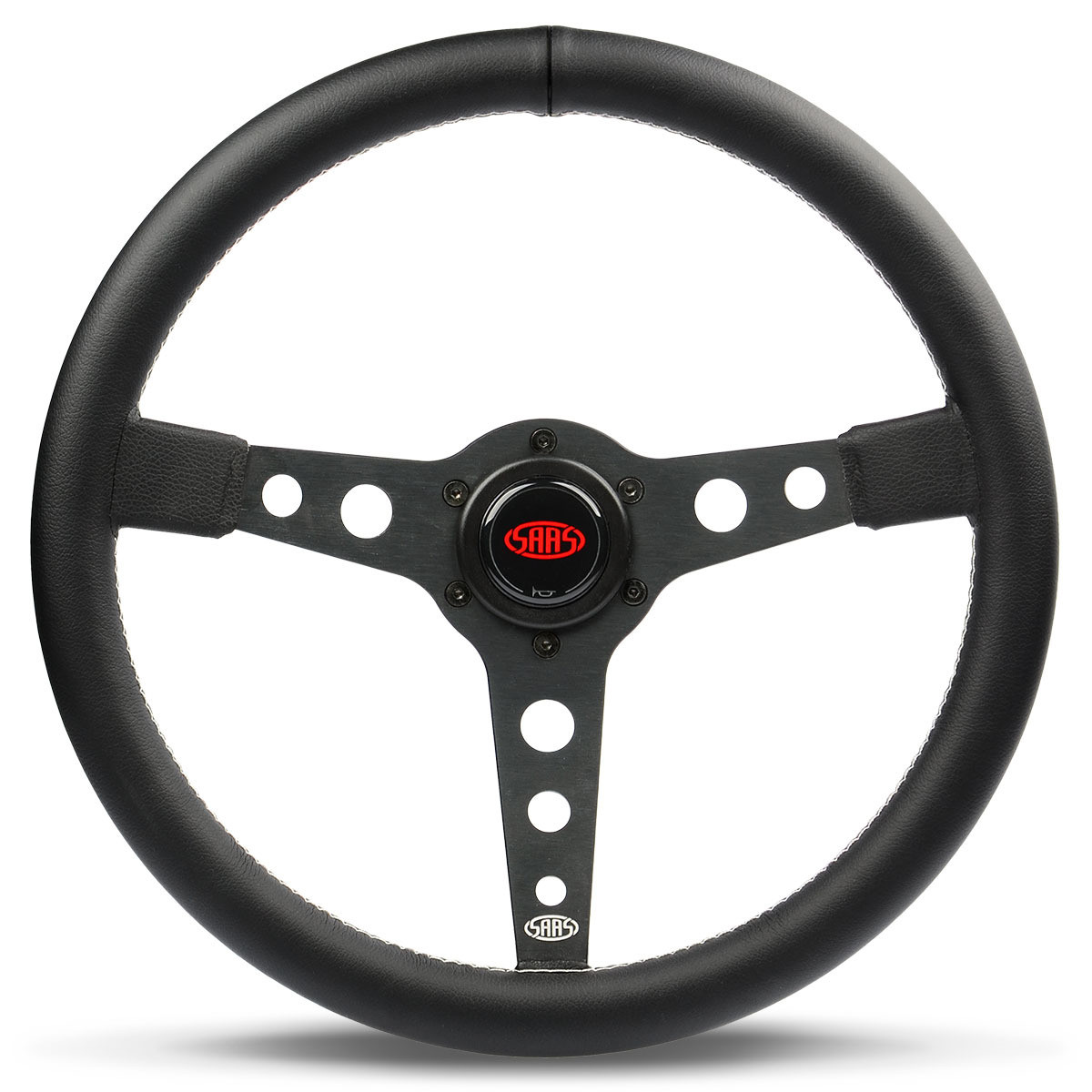SAAS Steering Wheel Leatherette 350mm