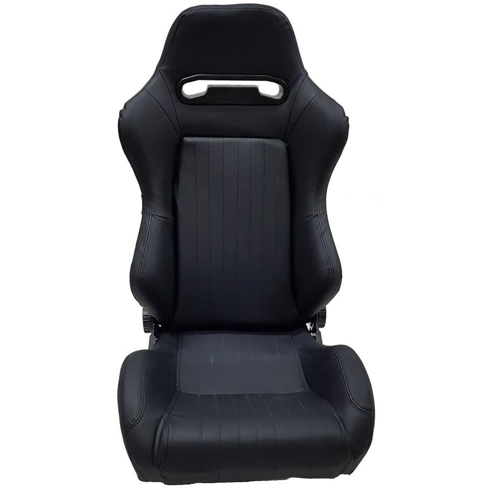 Comfort PU Leather Seat Black