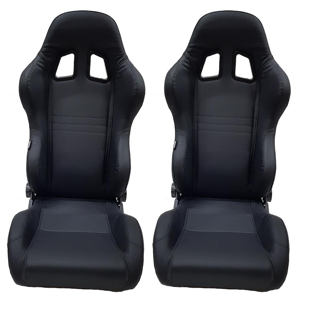 Comfort PU Leather Seat Black