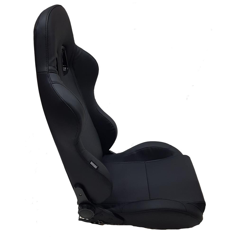 Comfort PU Leather Seat Black