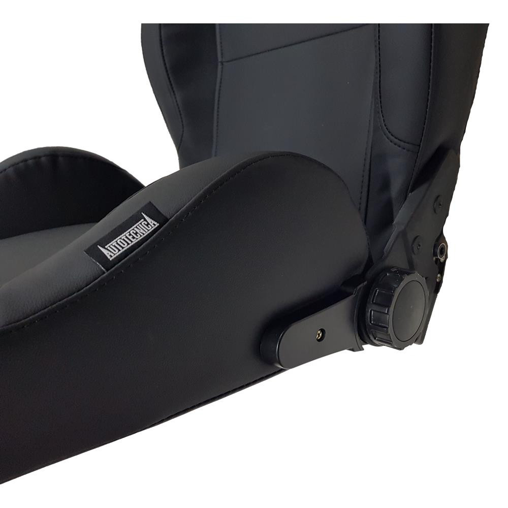 Comfort PU Leather Seat Black