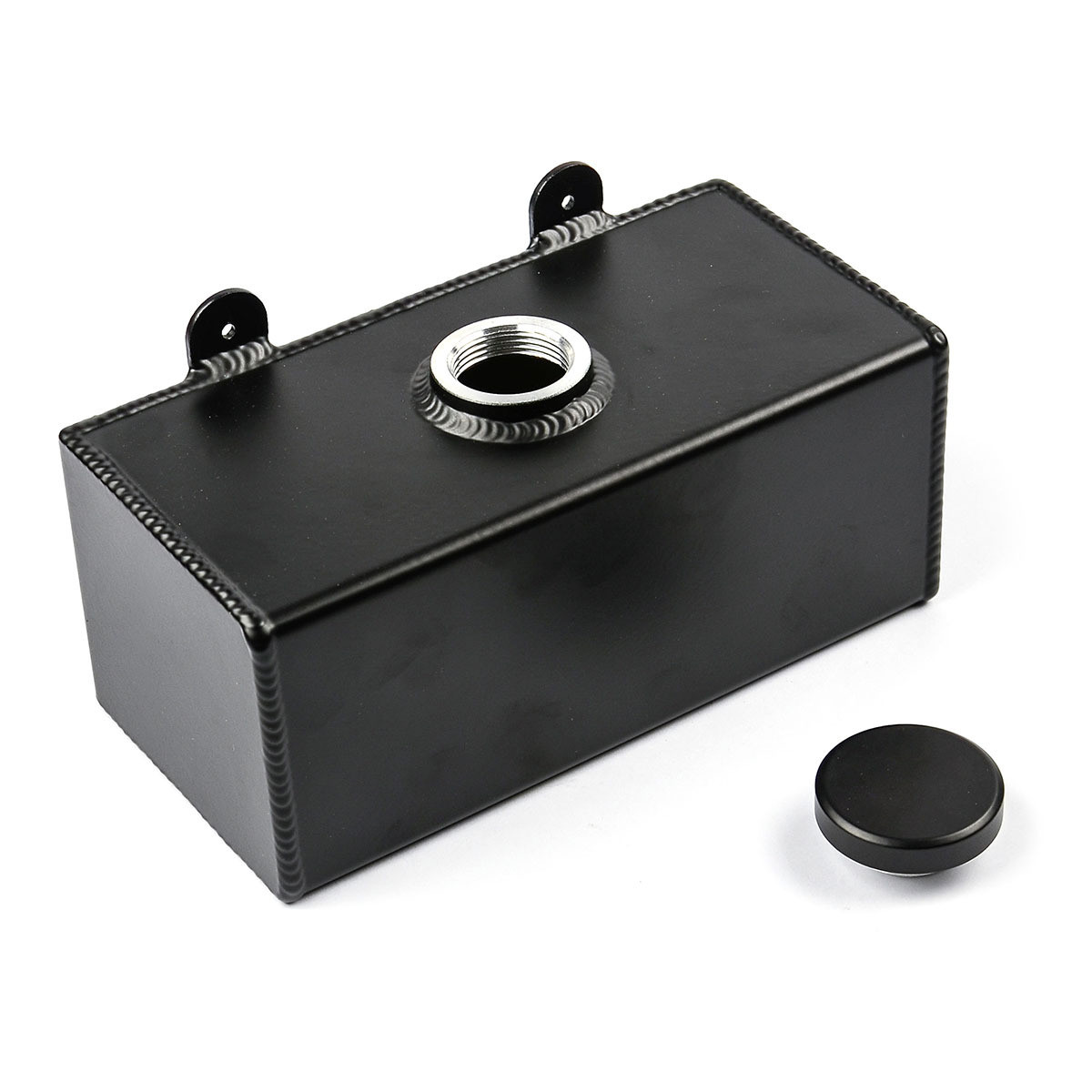 Windscreen Washer Bottle Black Alloy Univ LX-LH-HQ-WB