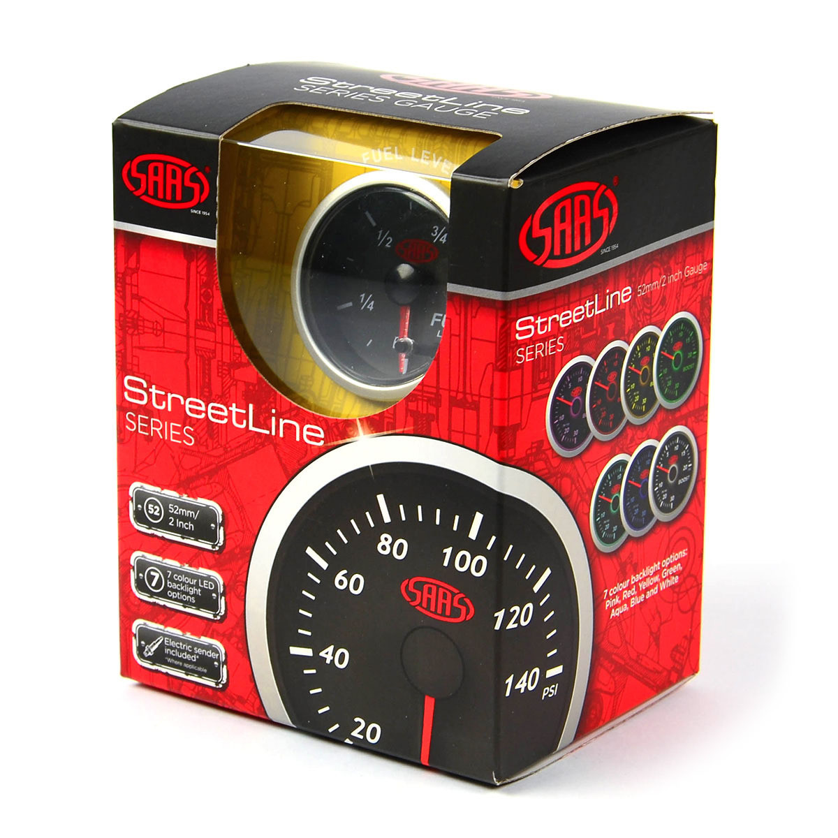 SAAS StreetLine Fuel Level Gauge