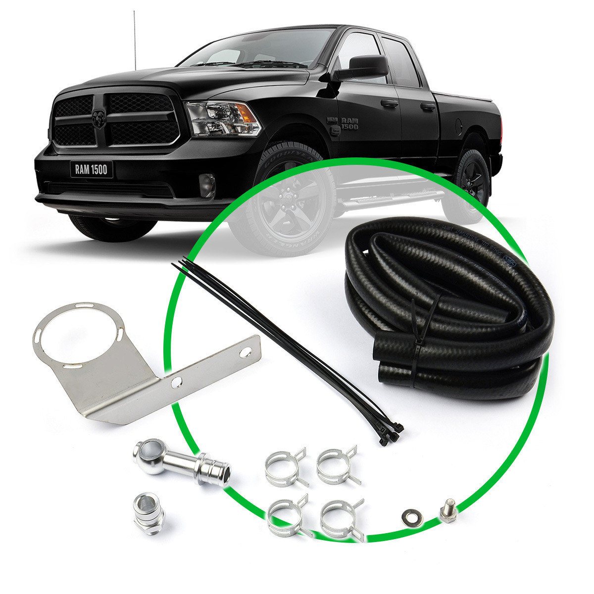 Oil Catch Tank Install Kit Ram 1500 5.7L Hemi 2015 - On