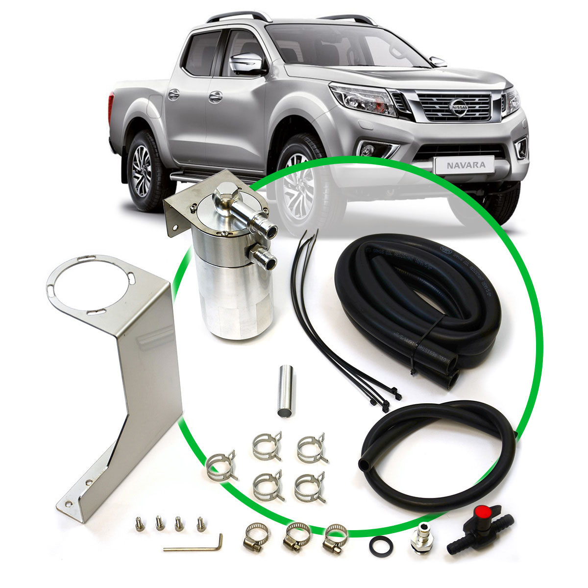 Oil Catch Tank Full Kit Navara D23 2.3L 2015 - On