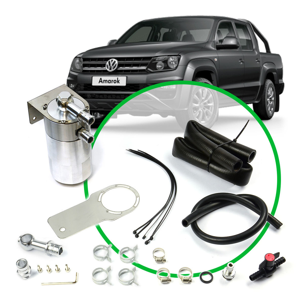 Oil Catch Tank Full Kit Amarok 2.0L 2011 - 2020