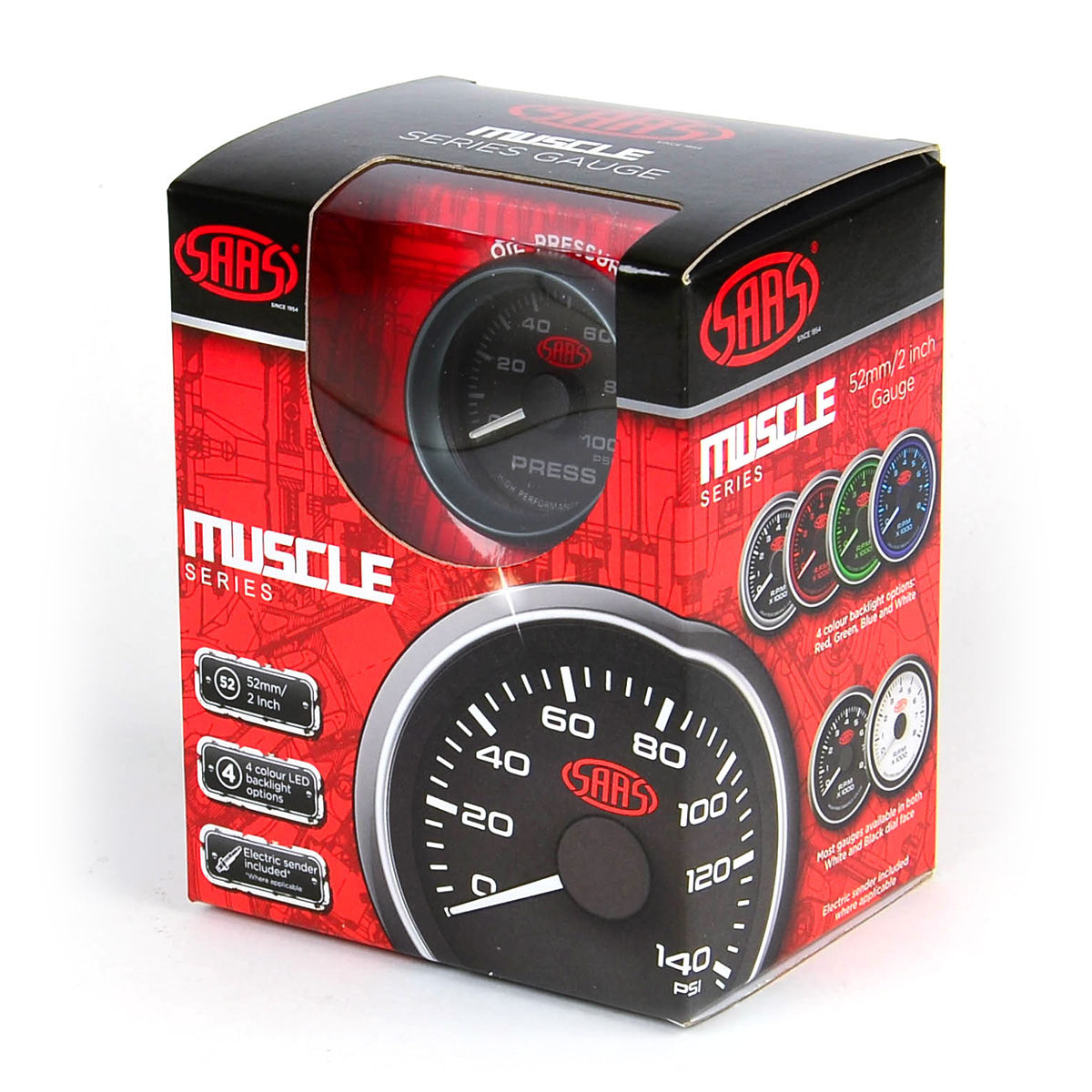 SAAS Oil Pressure Gauge