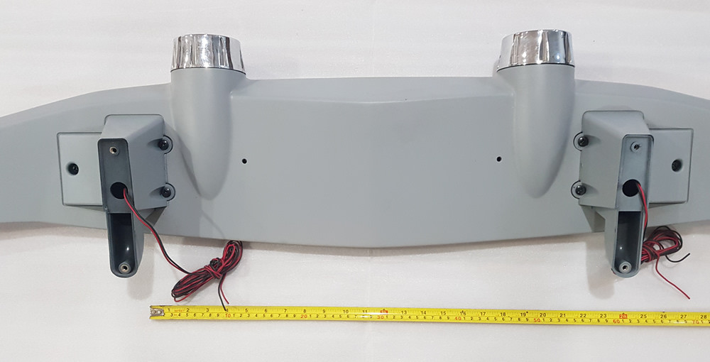 Boot Spoiler Retro Style with lights Primed