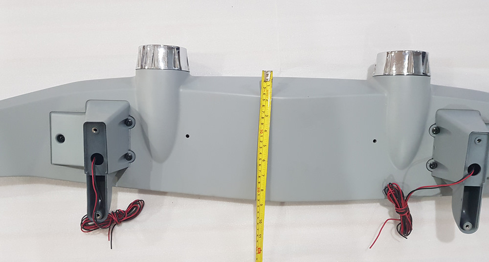 Boot Spoiler Retro Style with lights Primed