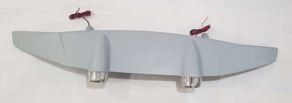 Boot Spoiler Retro Style with lights Primed
