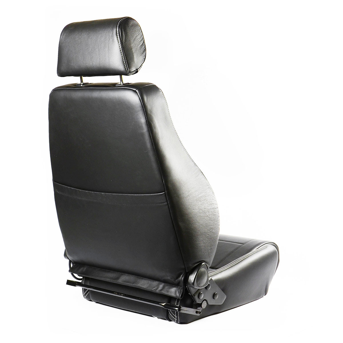 SAAS Seat Trax 4x4 Black Genuine Leather A.D.R