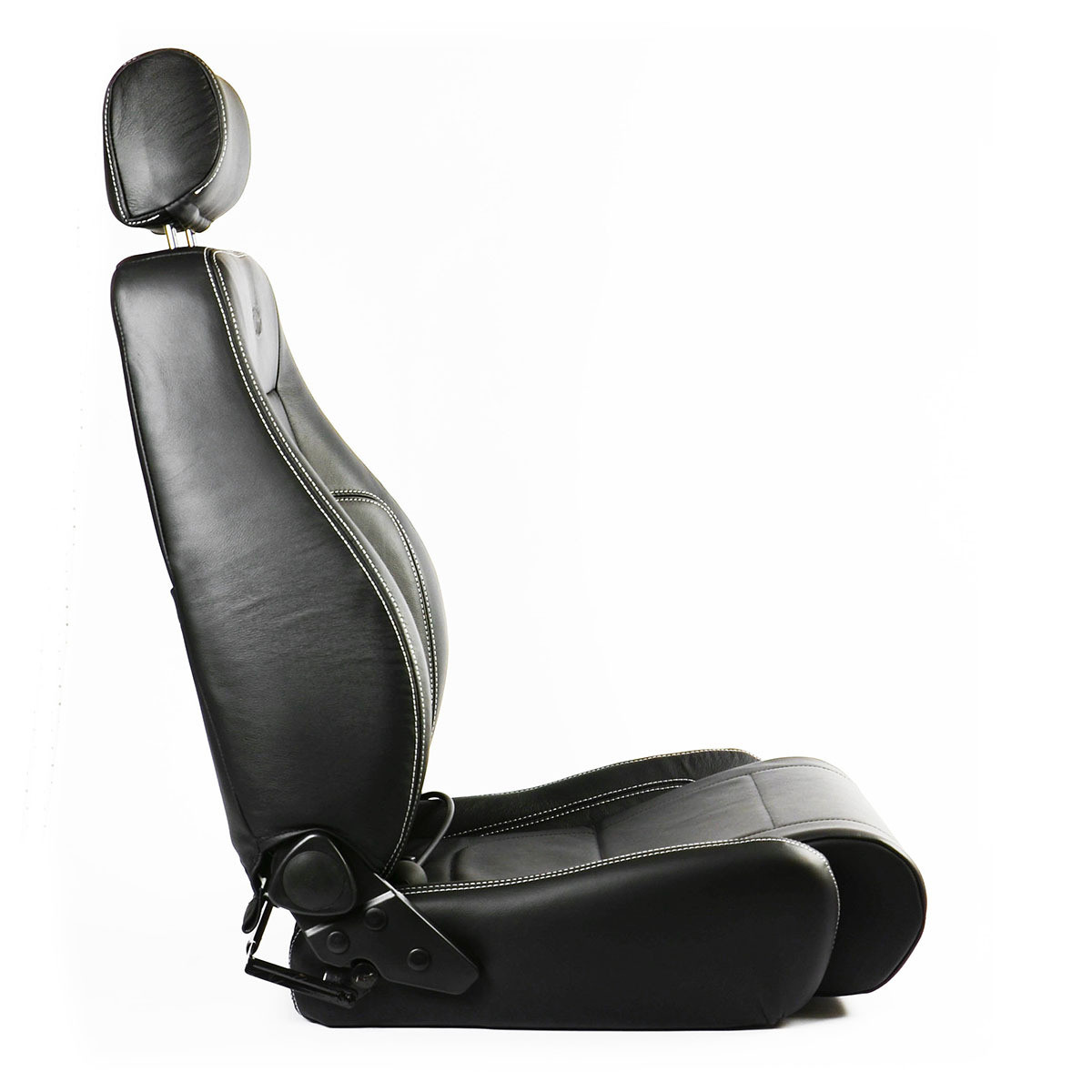 SAAS Seat Trax 4x4 Black Genuine Leather A.D.R