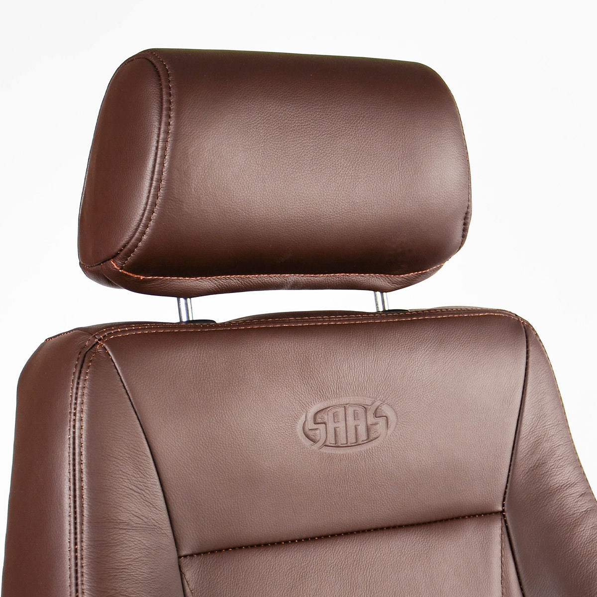 SAAS Seat Trax 4x4 Brown Genuine Leather A.D.R