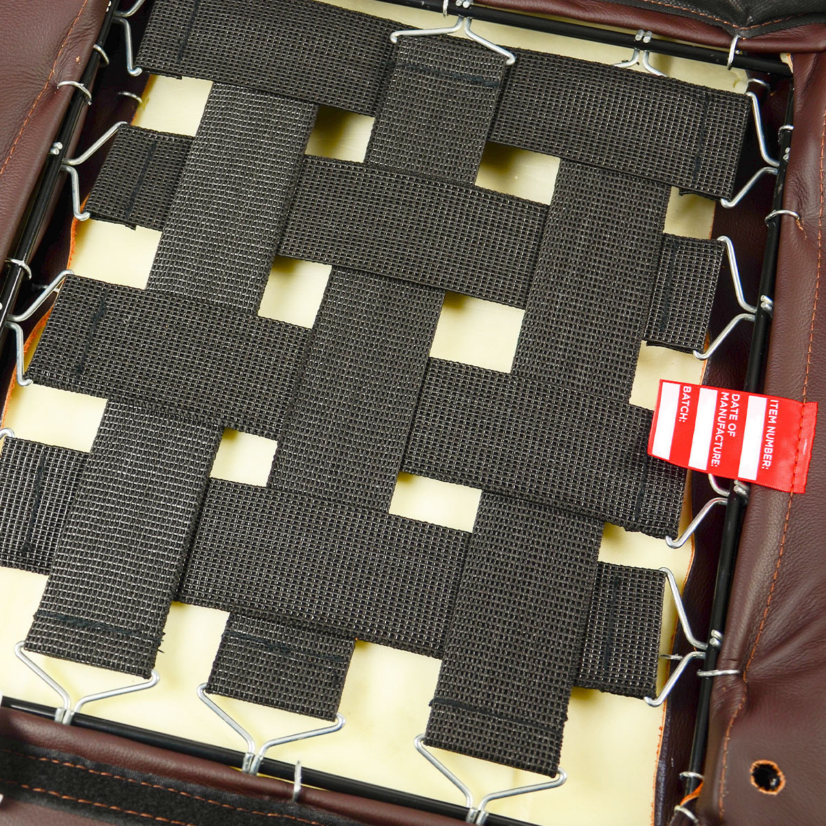 SAAS Seat Trax 4x4 Brown Genuine Leather A.D.R