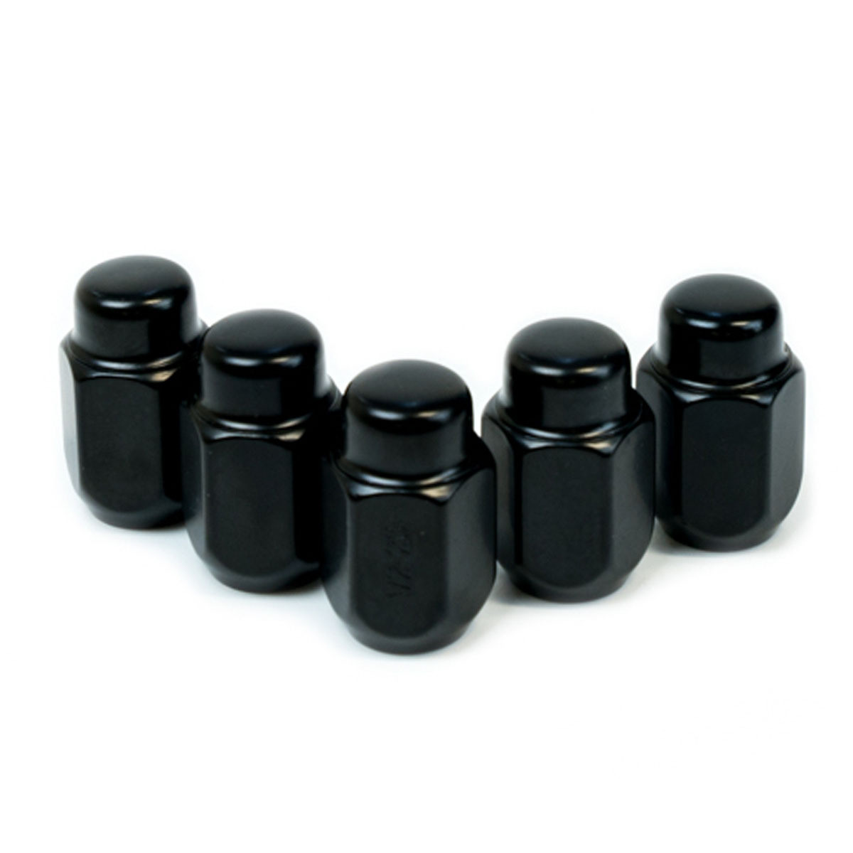 SAAS Wheel Nuts Acorn Taper 12 X 1.25 Black 35mm 5pk