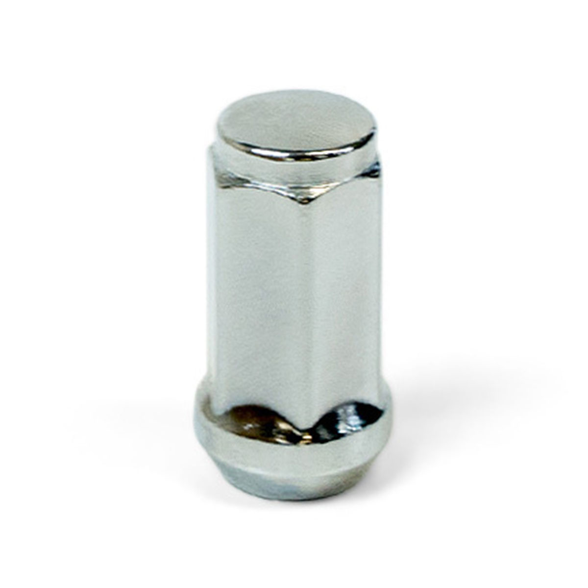 SAAS Wheel Nuts Flat Head Bulge 14x 1.5 Chr 45mm 5pk