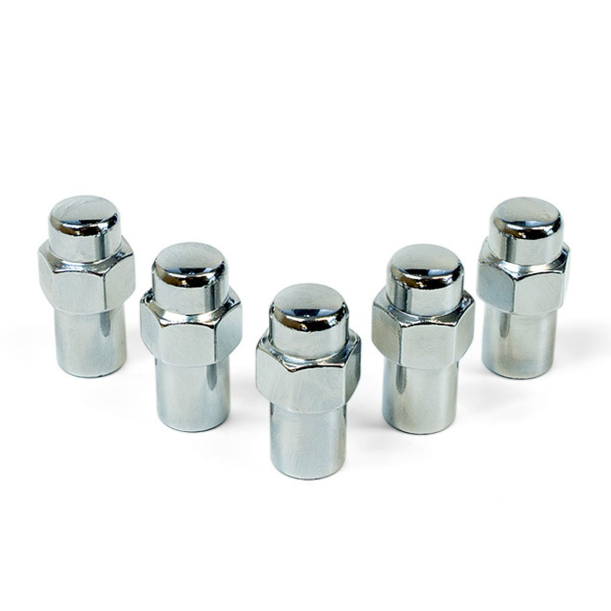 SAAS Wheel Nuts Mag 12 X 1.50 Chrome 43mm 5pk