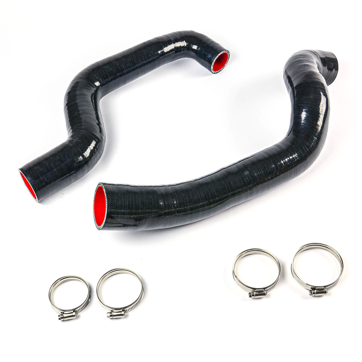 Ford Ranger 2.2L 118KW 2 Piece Silicone Hose and Clamp Intercooler Upgrade Kit 2015 - 2022