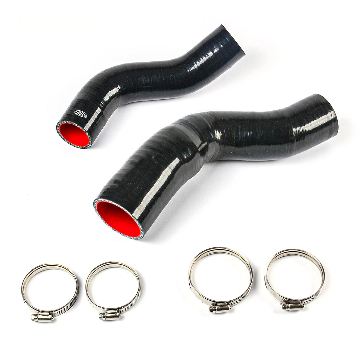 SAAS Silicone Intercooler 2 Pipe  Kit Triton 2.4L MQ 2015-On