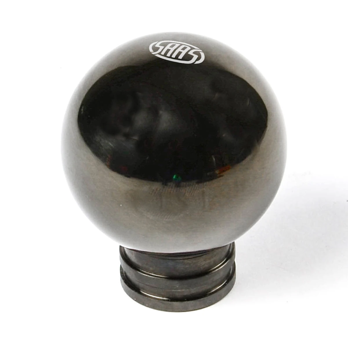 SAAS Billet Gear Knob Neo Titanium Finish Ball Weighted