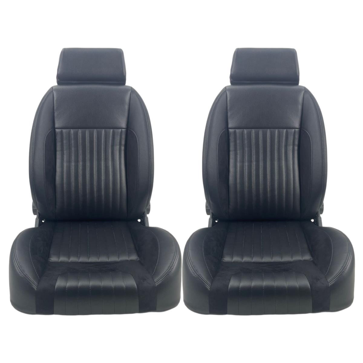 Retro Low Back Seat with Head Rest