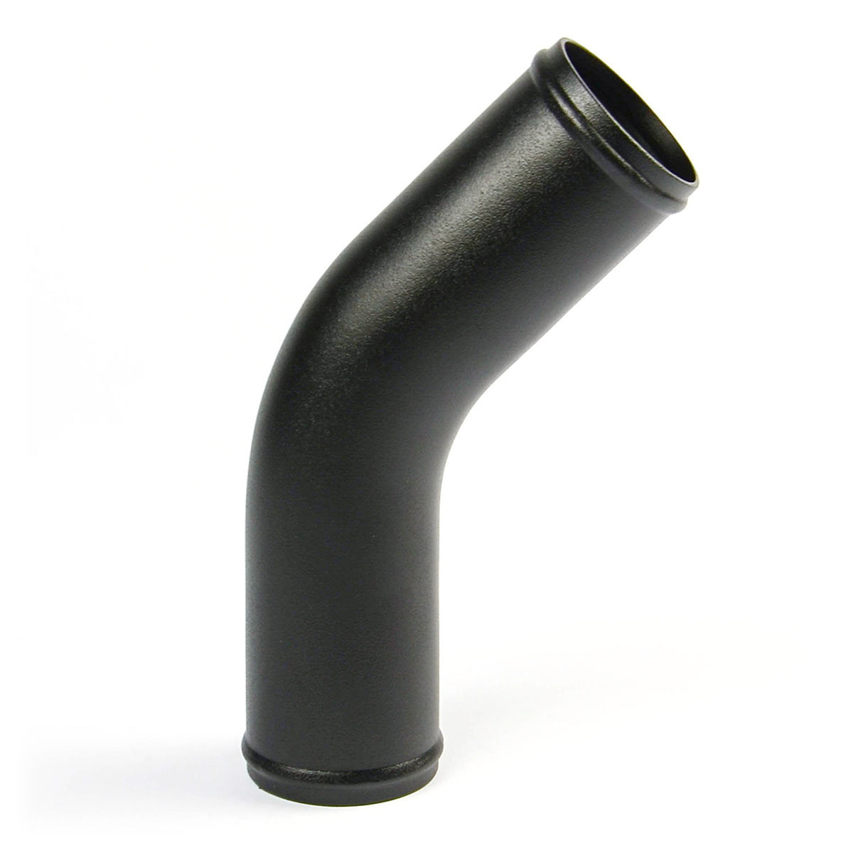 Pipe 76mm x 45Deg Alum Powder Coated Black