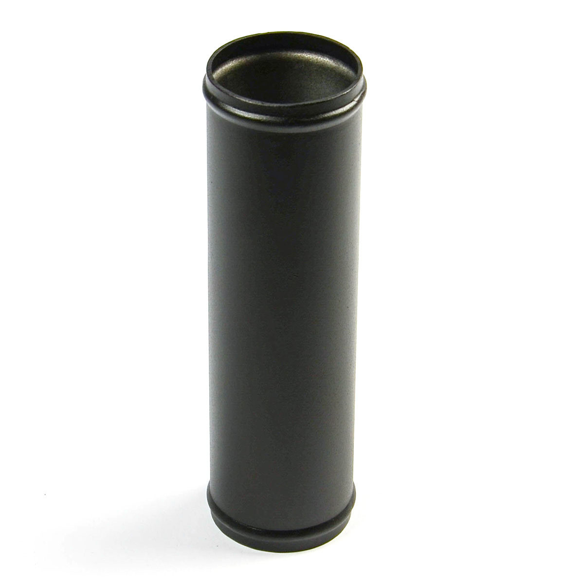 Pipe 57mm x 200mm Alum Powder Coated Black