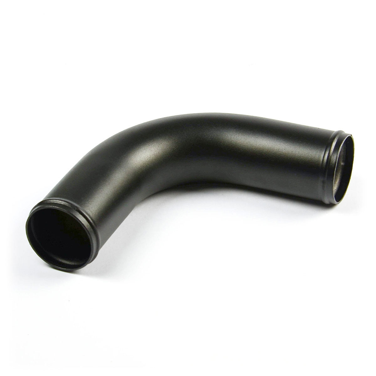 Pipe 76mm x 90Deg Alum Powder Coated Black