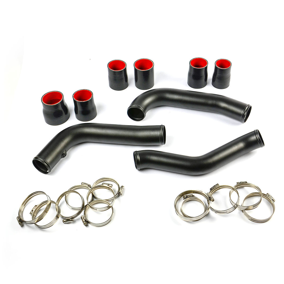 SAAS Intercooler Black Alloy Pipe Kit Triton 2.5-3.2 ML-MN 09-15