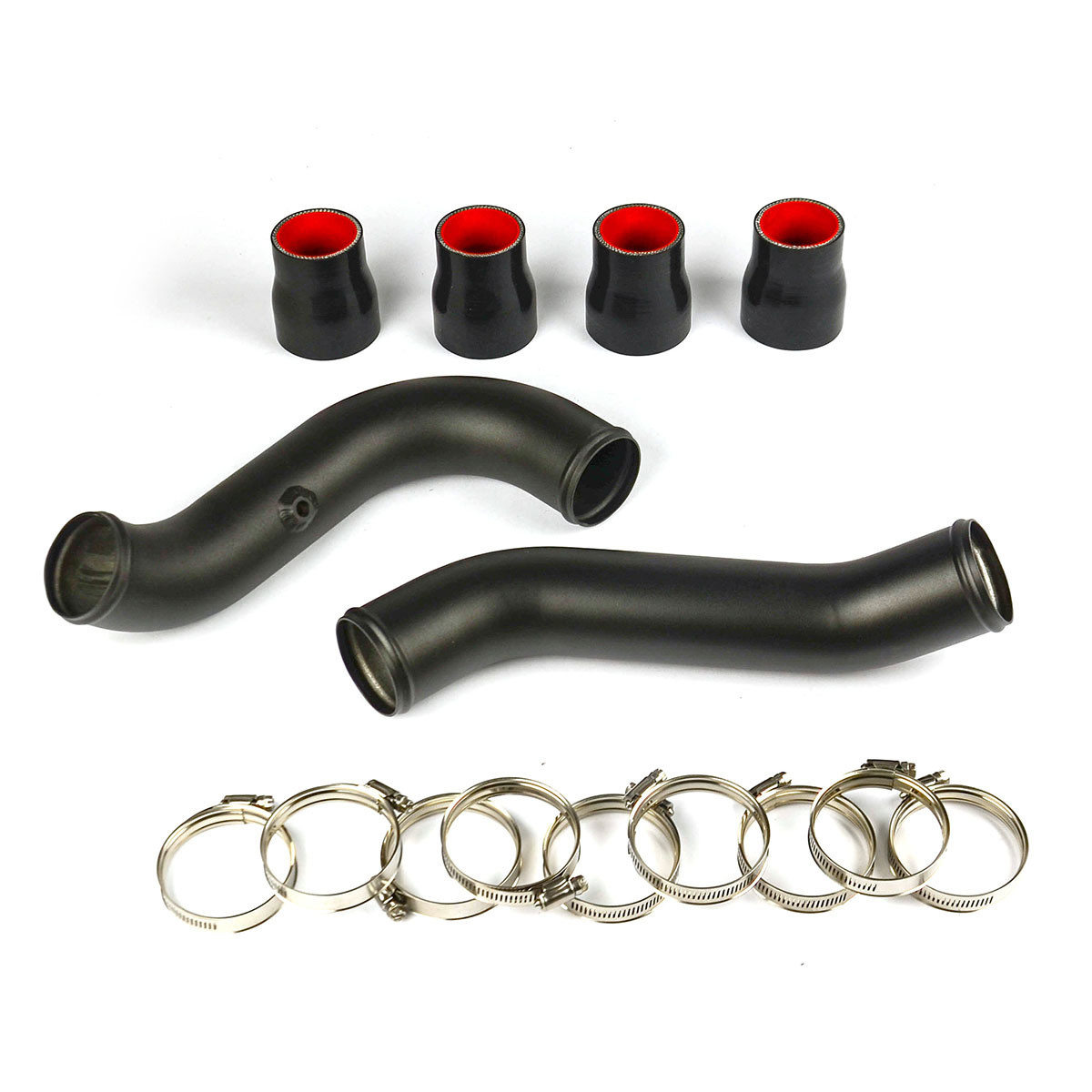 SAAS Intercooler Black Alloy Pipe Kit ISUZU DMAX/MUX 3.0L 17-20