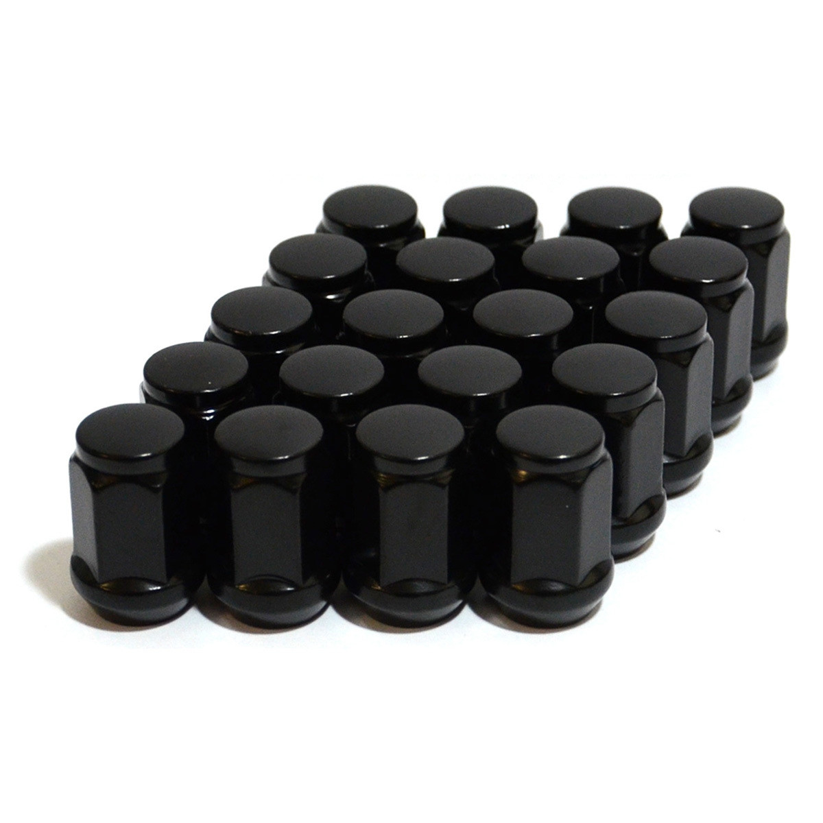 Flat Head Bulge 1/2" (Black)