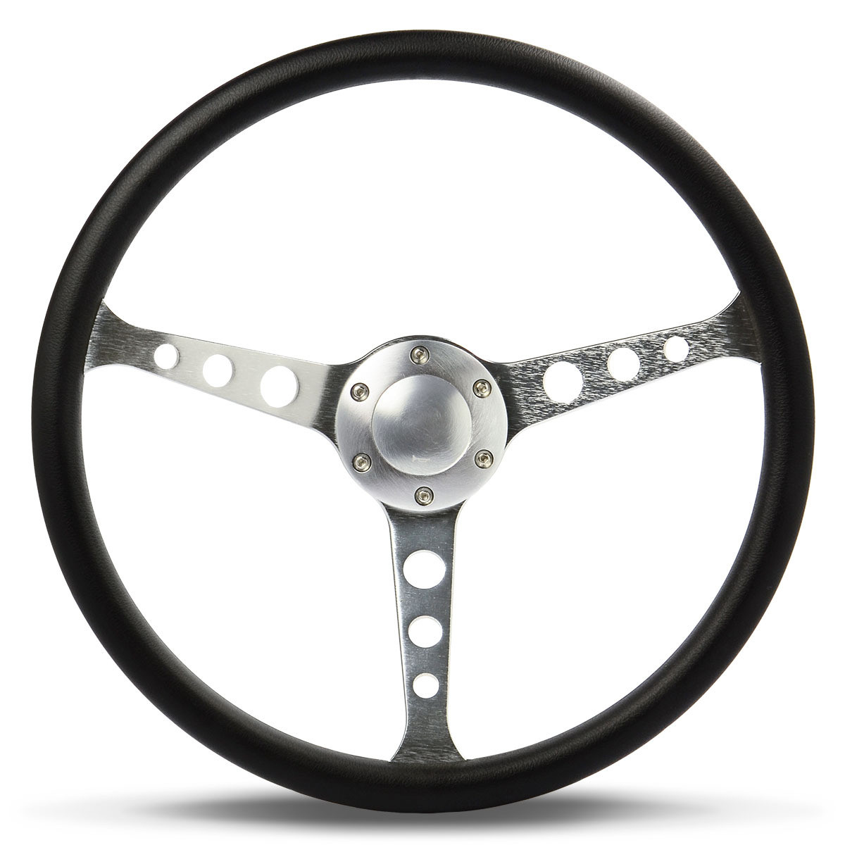 SAAS Classic Poly Wheel - Bushed Aluminium with Holes