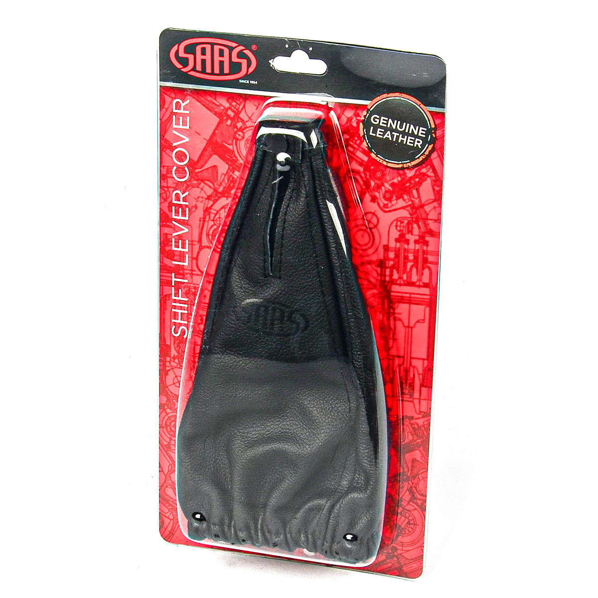 SAAS Gear Boot Cover Leather Black