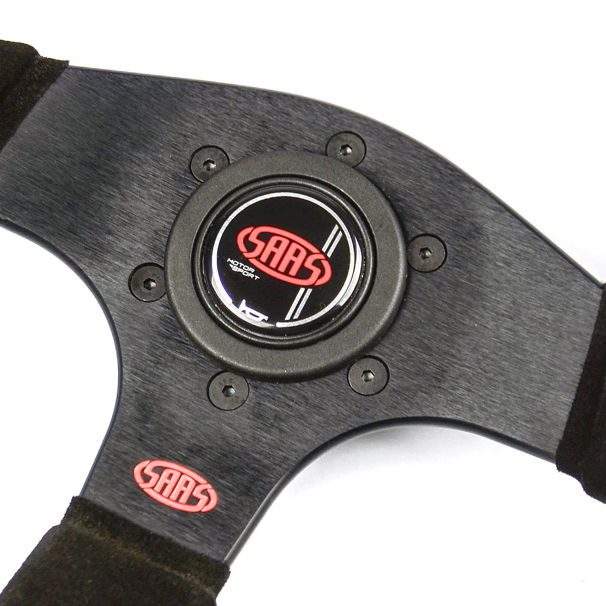 SAAS Sports Steering Wheel Suede Corsa 330mm Indicator