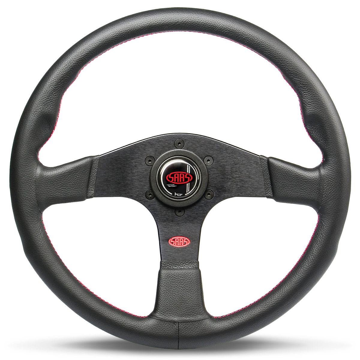 SAAS Steering Wheel Leather Corsa 350mm