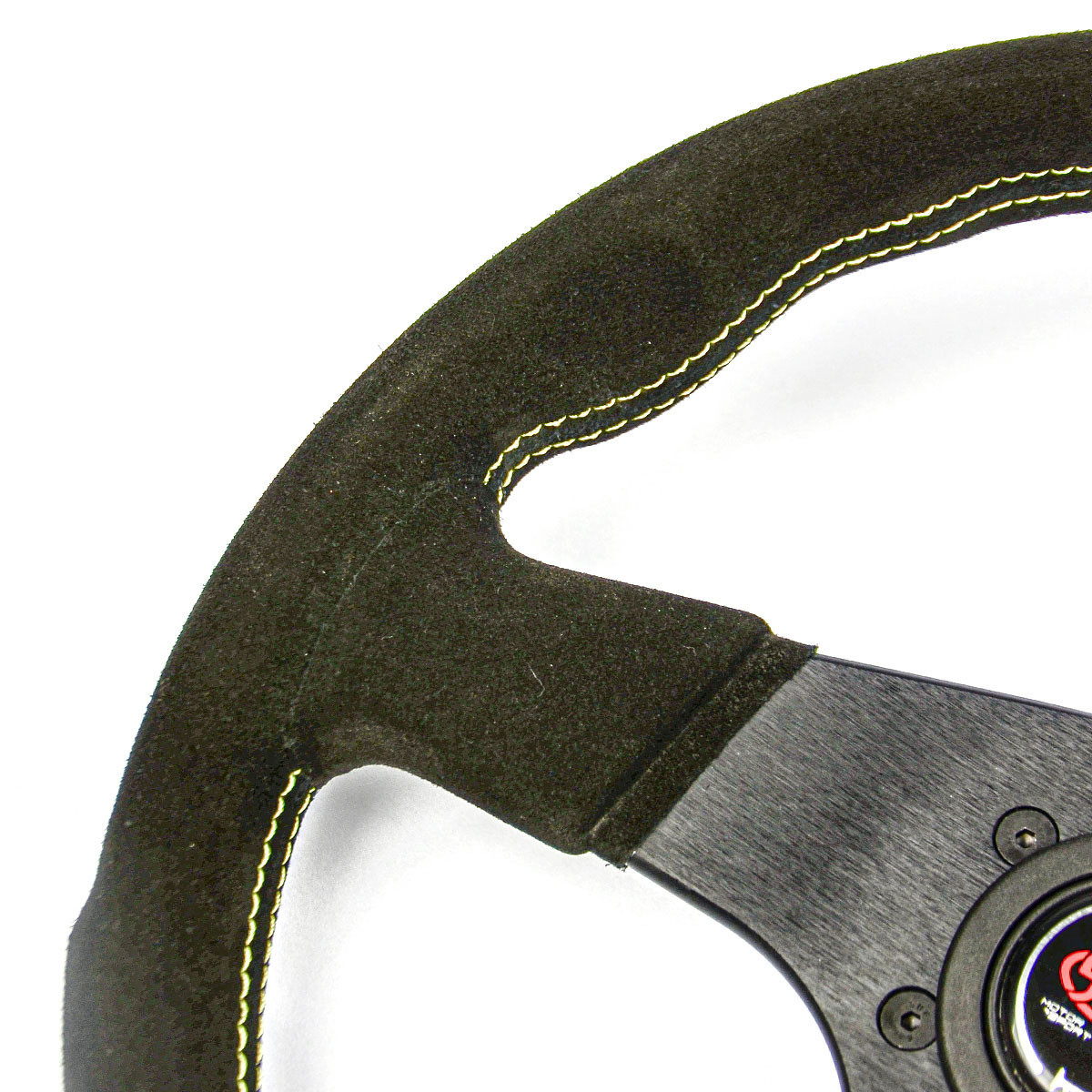 SAAS Steering Wheel Suede Corsa 350mm Indicator