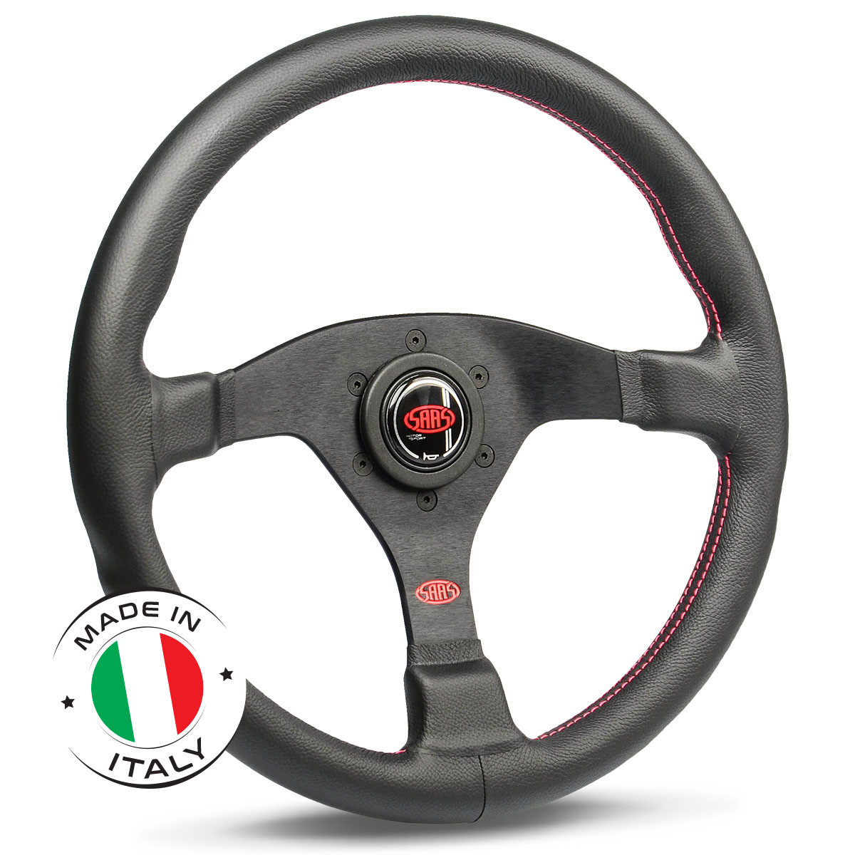 SAAS Steering Wheel Leather Lusso 350mm