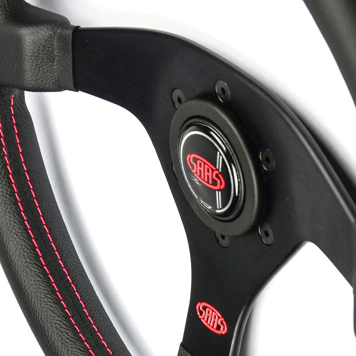 SAAS Steering Wheel Leather Lusso 350mm