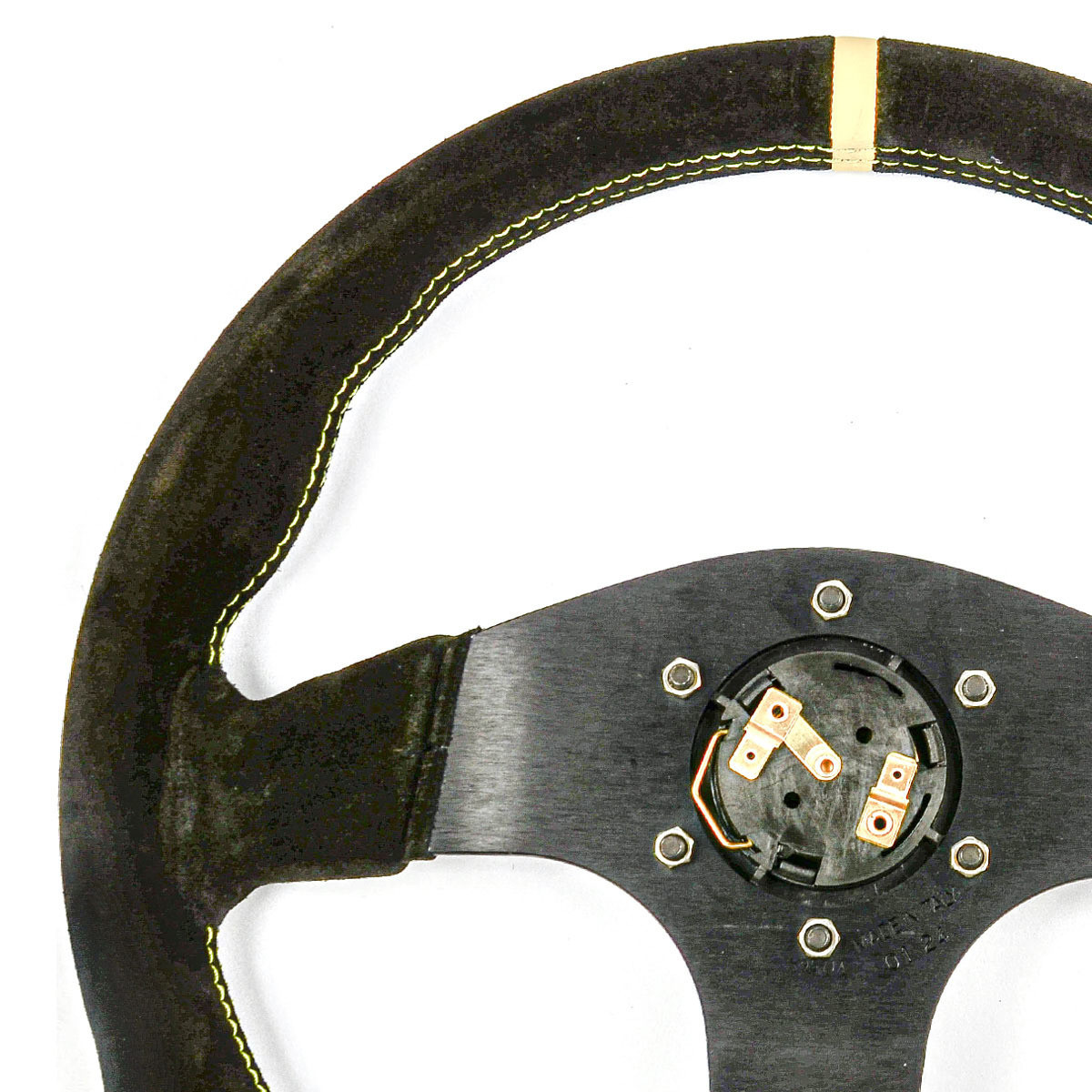 SAAS Steering Wheel Suede Pista 330mm Indicator