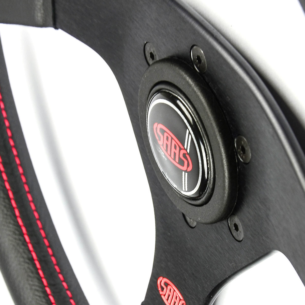 SAAS Steering Wheel Leather Sprint 350mm