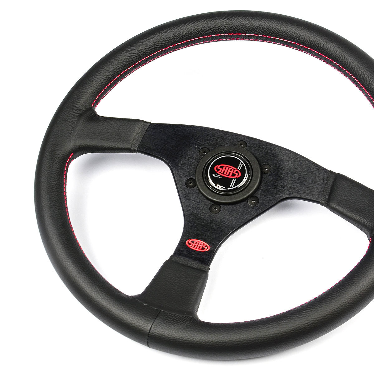 SAAS Steering Wheel Leather Sprint 350mm