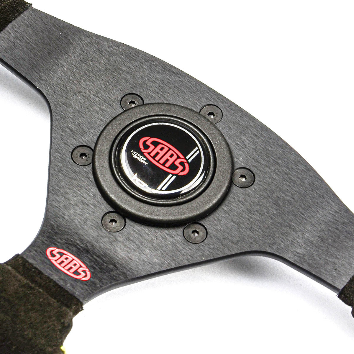 SAAS Steering Wheel Suede Racing 320mm Indicator