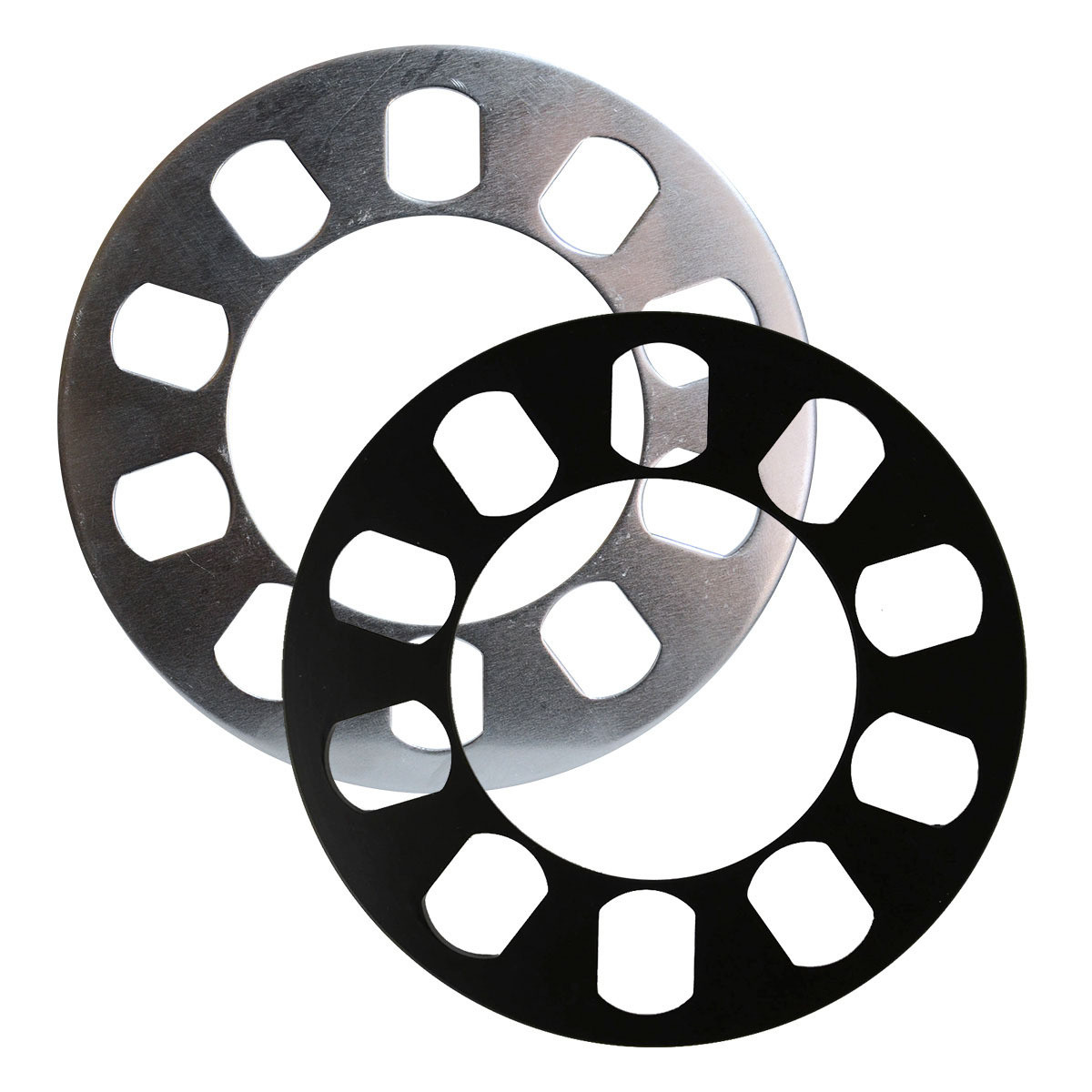 Wheel Spacer x 2 Univ 5 Stud 12 mm Black