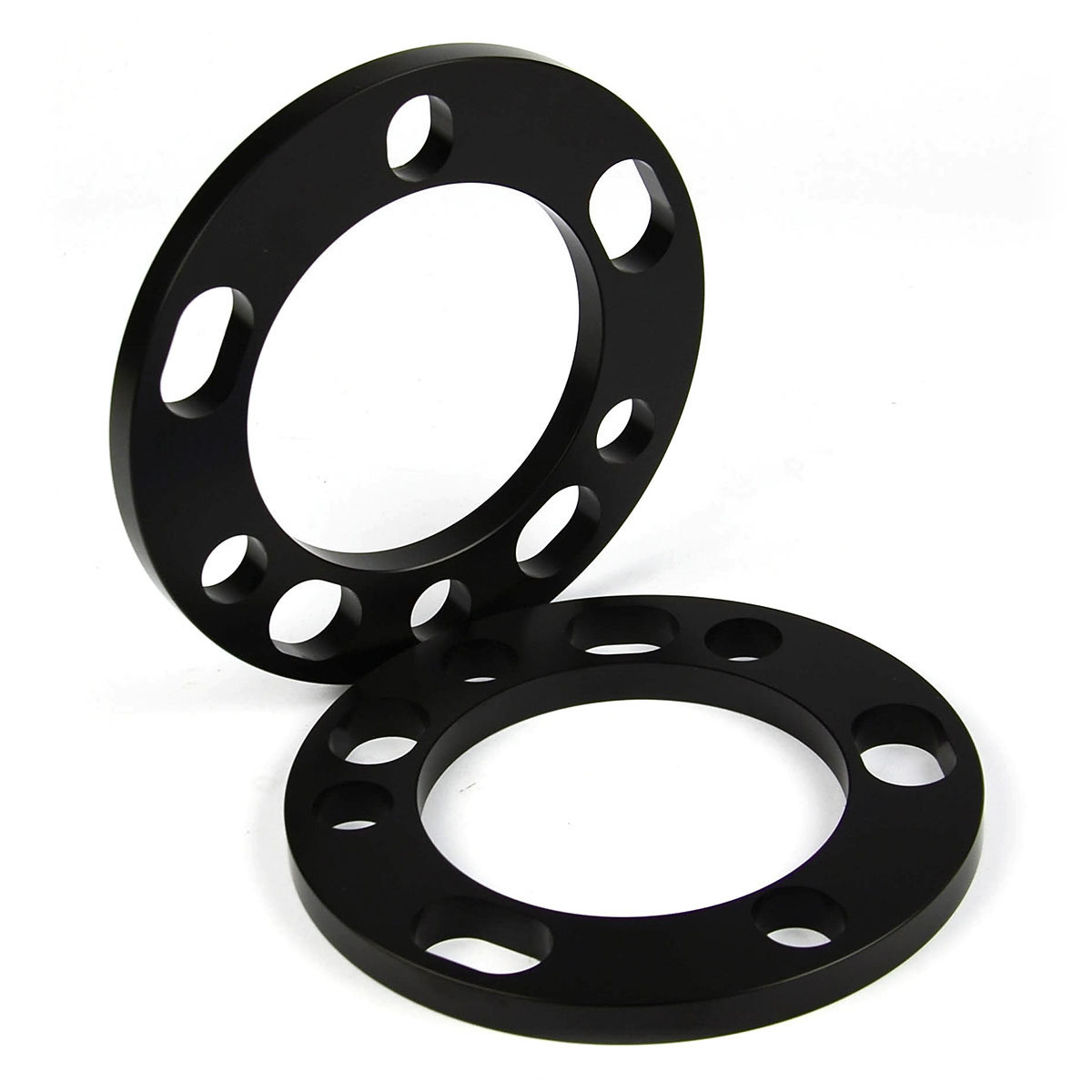 Wheel Spacer x 2 Univ 6 Stud 12 mm Black